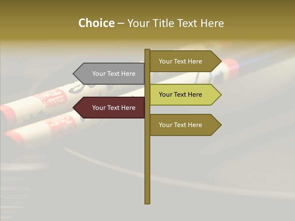 Purity Black Plate PowerPoint Template