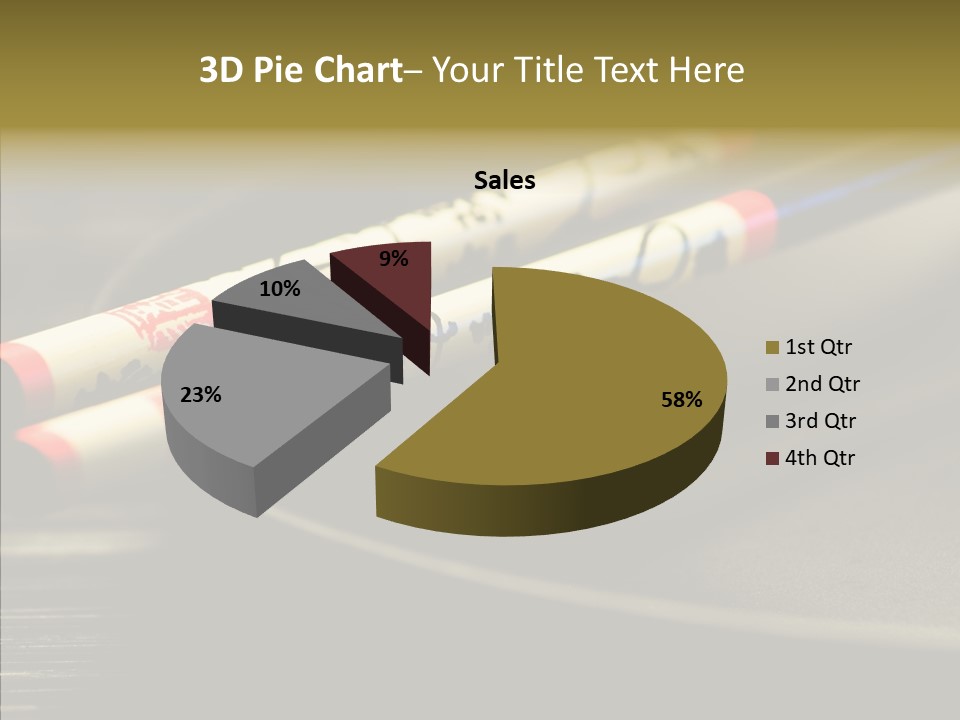 Purity Black Plate PowerPoint Template