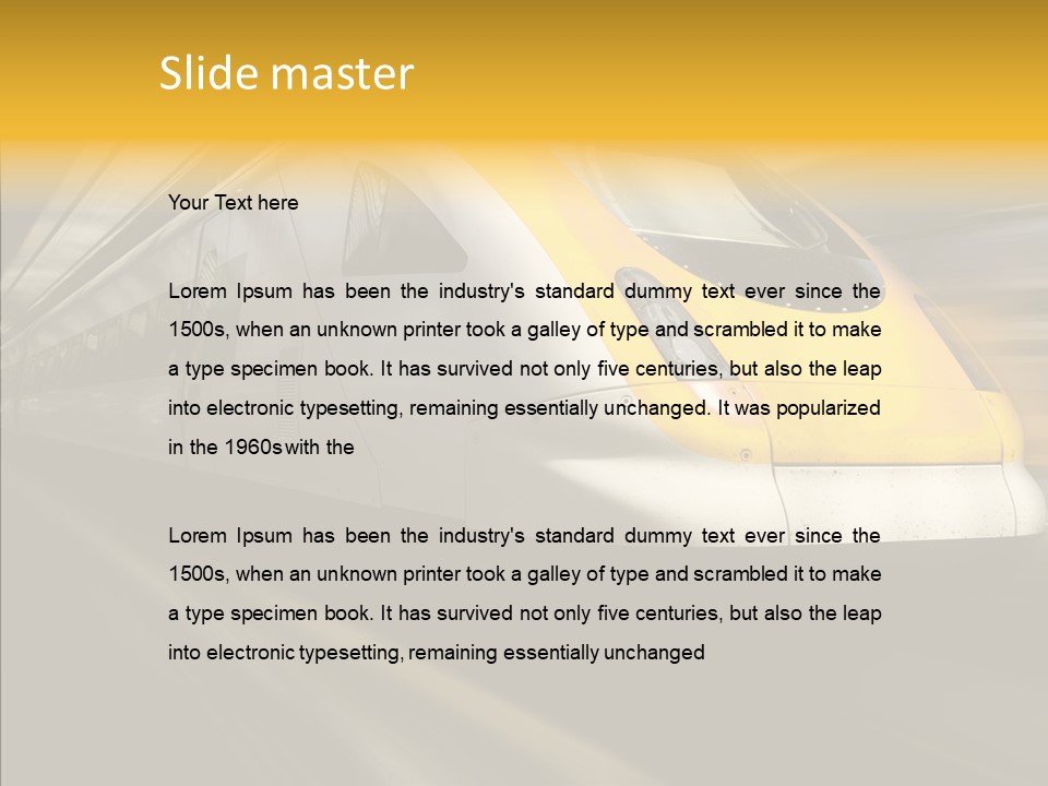 Vehicle Move Vacancy PowerPoint Template