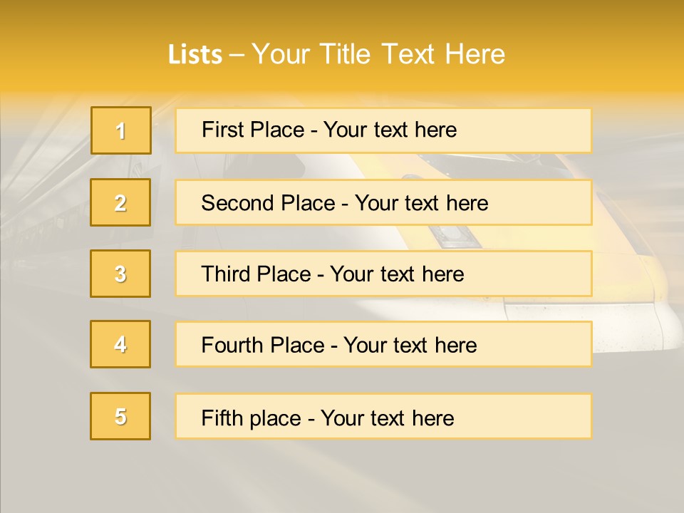 Vehicle Move Vacancy PowerPoint Template