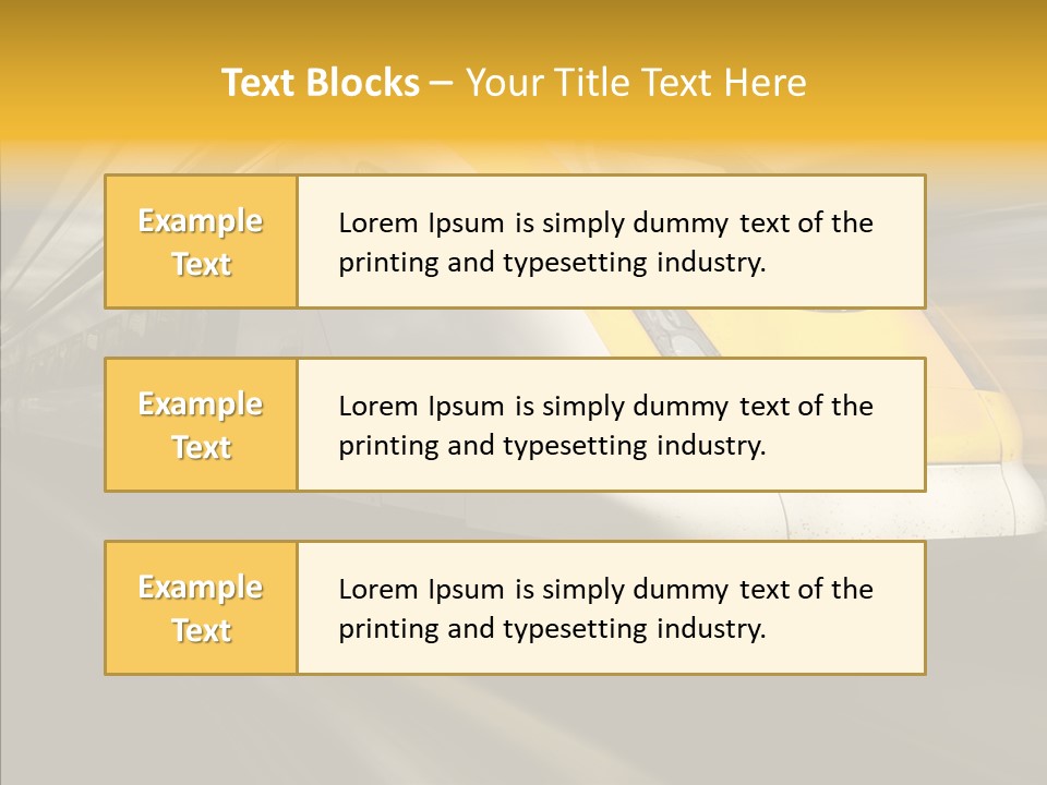 Vehicle Move Vacancy PowerPoint Template