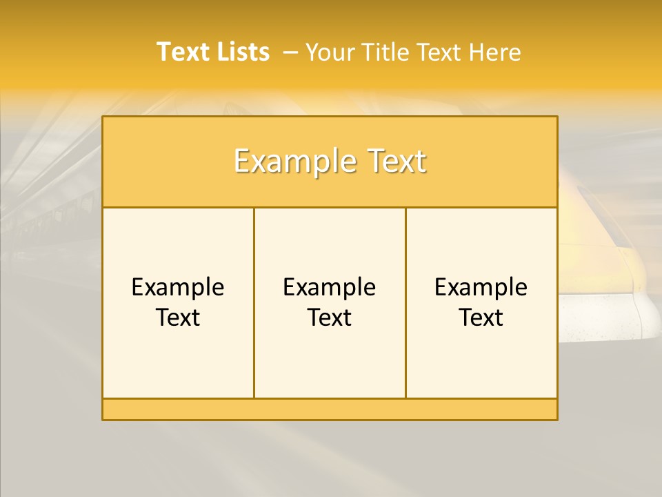 Vehicle Move Vacancy PowerPoint Template