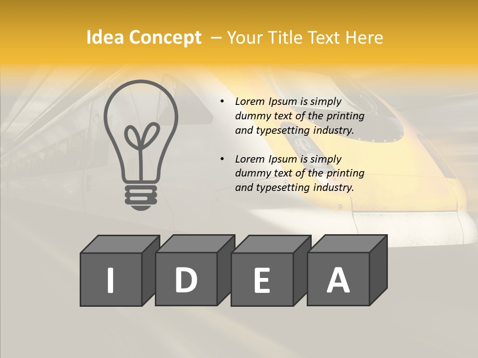 Vehicle Move Vacancy PowerPoint Template