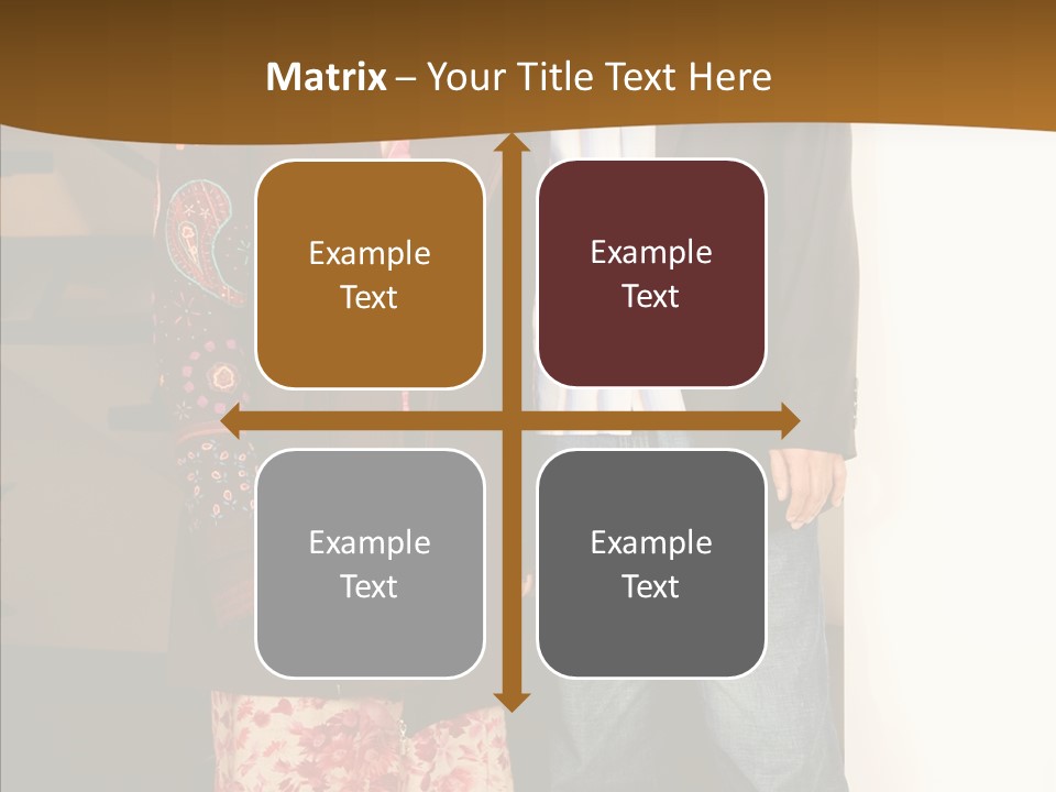 Corporate Businesspeople Casual PowerPoint Template