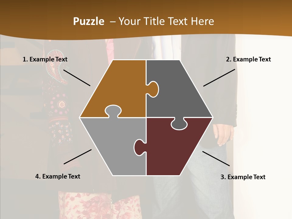 Corporate Businesspeople Casual PowerPoint Template