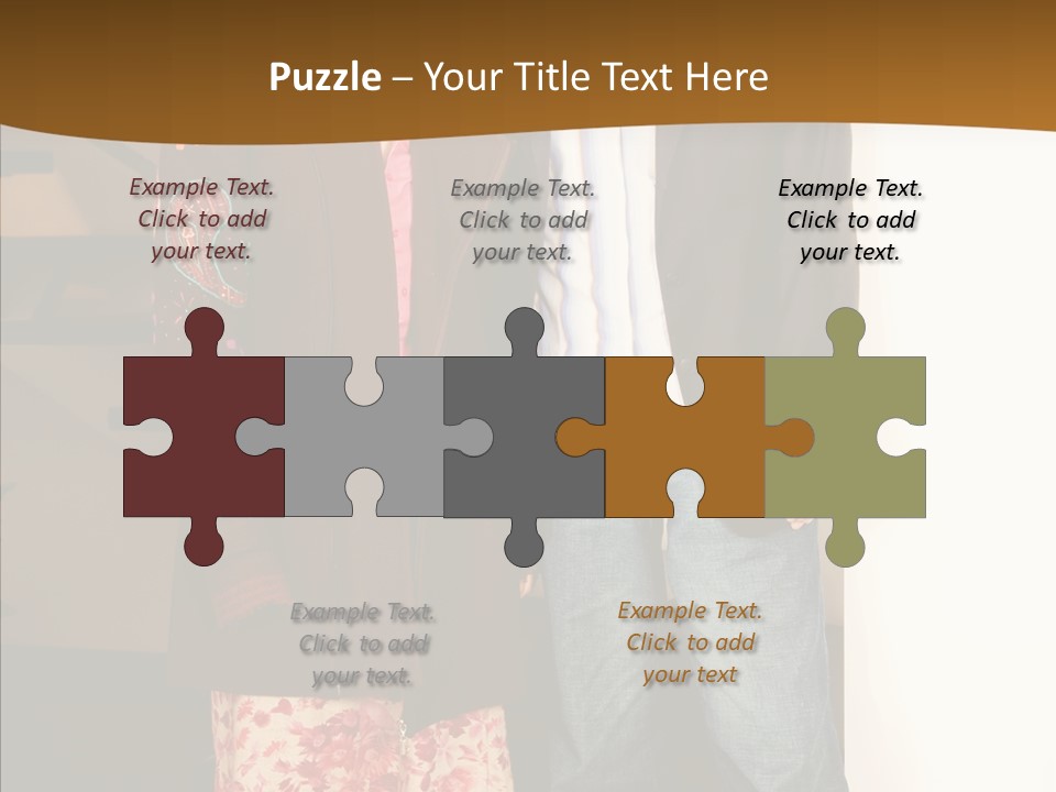 Corporate Businesspeople Casual PowerPoint Template