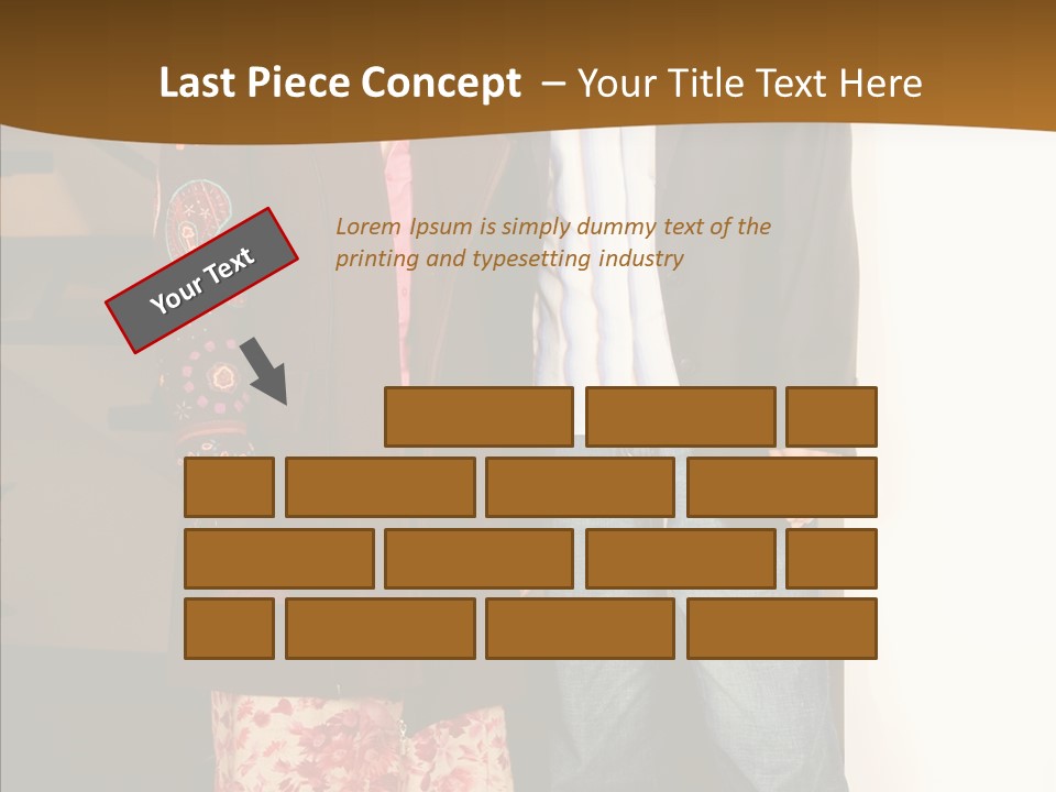 Corporate Businesspeople Casual PowerPoint Template