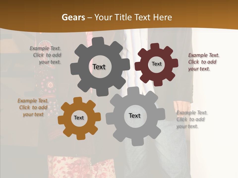 Corporate Businesspeople Casual PowerPoint Template