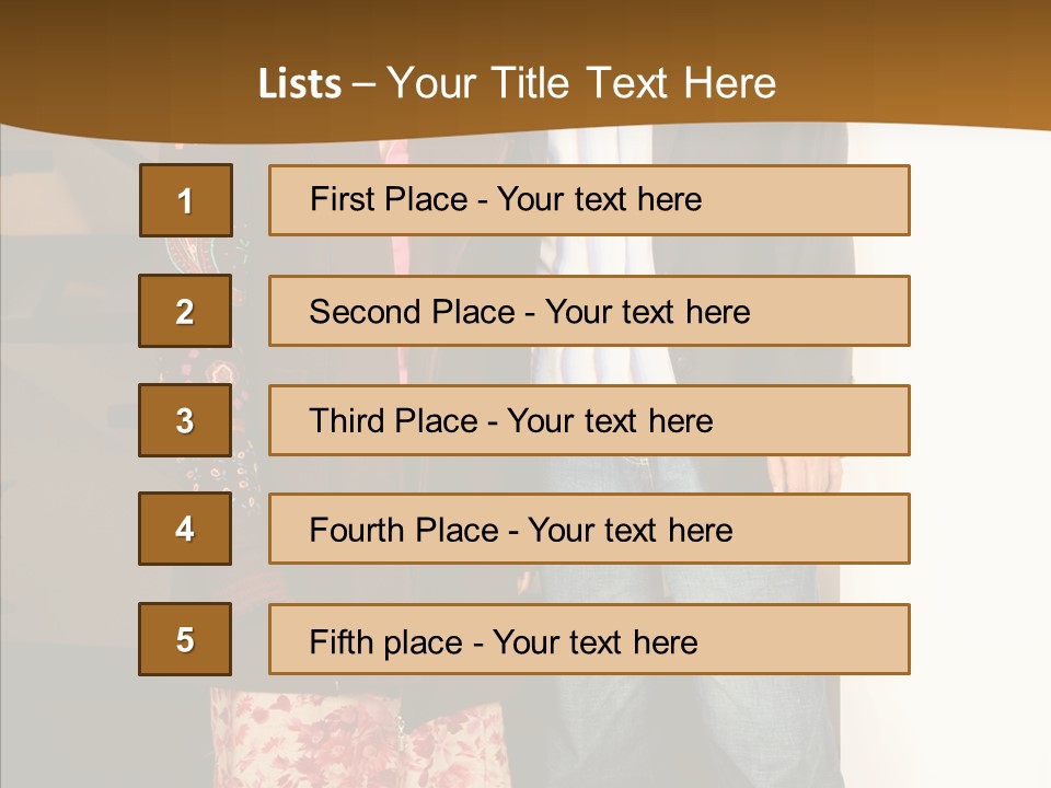 Corporate Businesspeople Casual PowerPoint Template