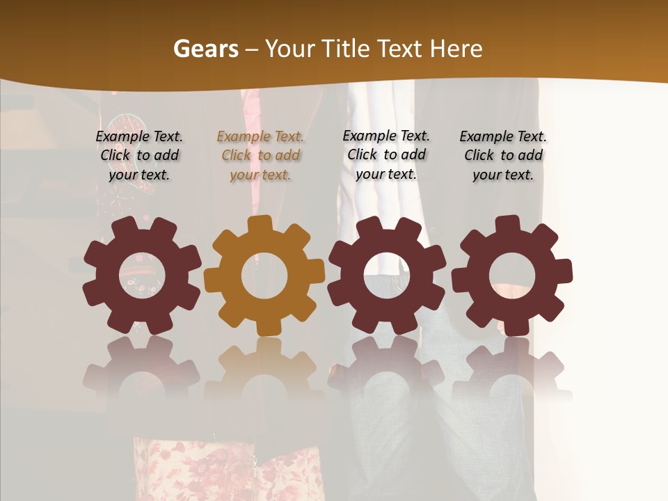 Corporate Businesspeople Casual PowerPoint Template