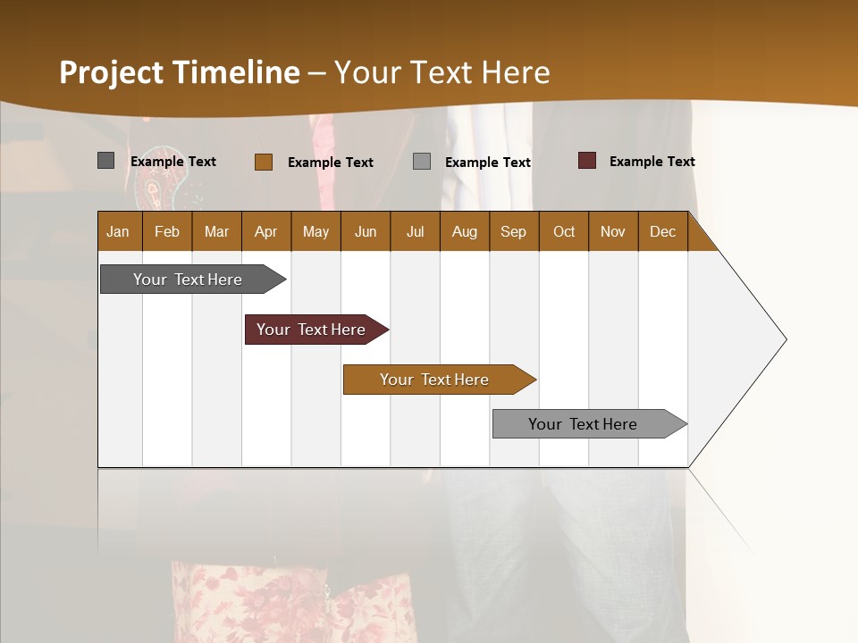 Corporate Businesspeople Casual PowerPoint Template