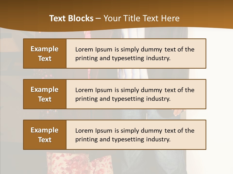 Corporate Businesspeople Casual PowerPoint Template