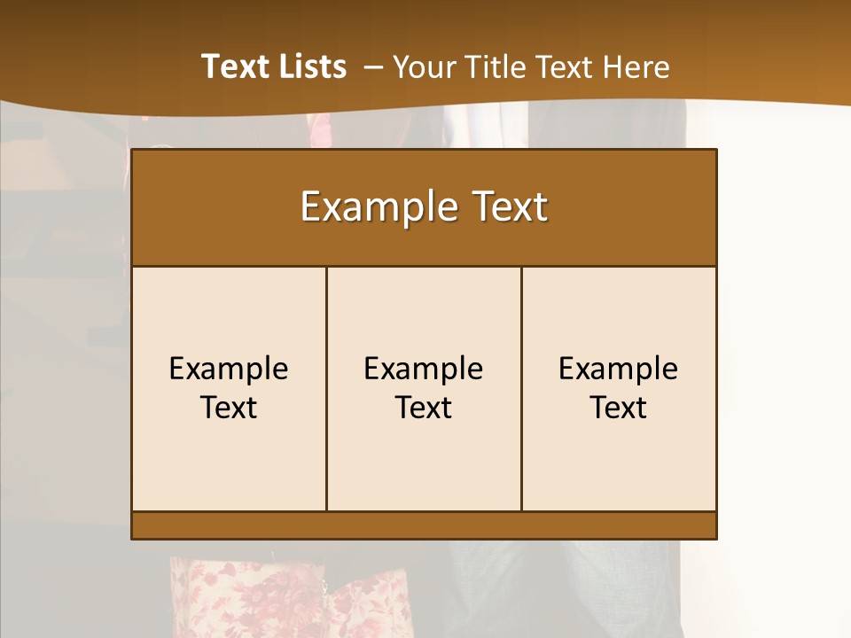 Corporate Businesspeople Casual PowerPoint Template