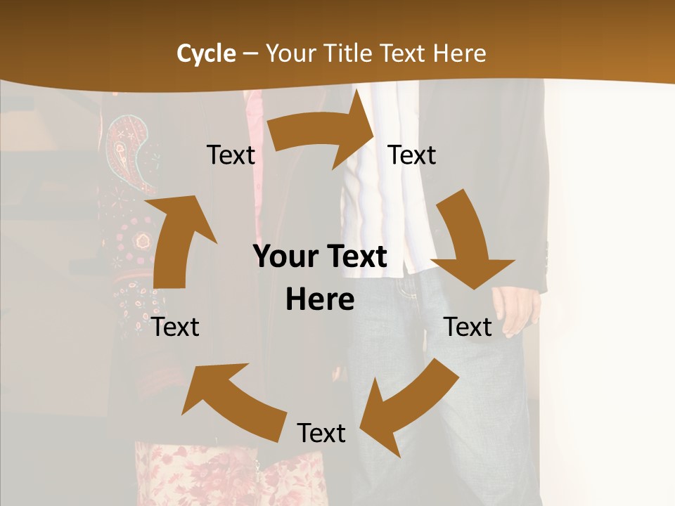 Corporate Businesspeople Casual PowerPoint Template