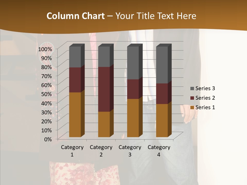 Corporate Businesspeople Casual PowerPoint Template