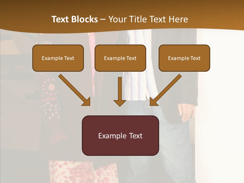 Corporate Businesspeople Casual PowerPoint Template