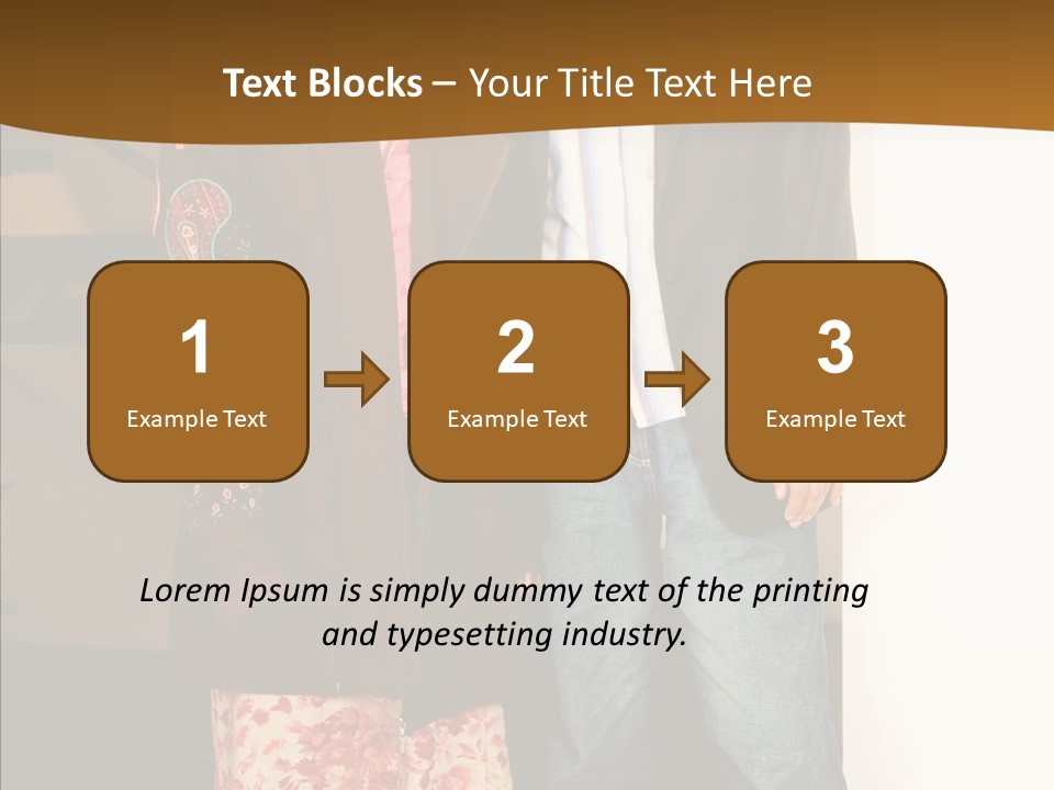 Corporate Businesspeople Casual PowerPoint Template