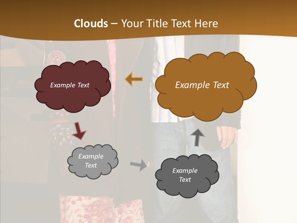 Corporate Businesspeople Casual PowerPoint Template