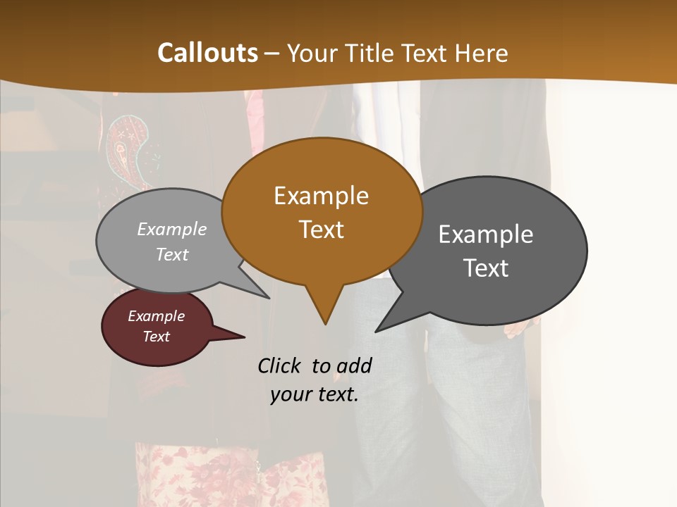 Corporate Businesspeople Casual PowerPoint Template