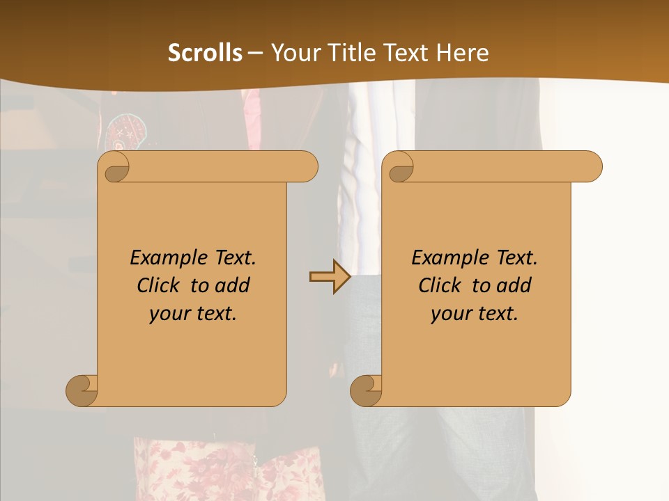 Corporate Businesspeople Casual PowerPoint Template