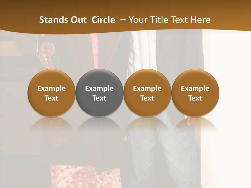 Corporate Businesspeople Casual PowerPoint Template