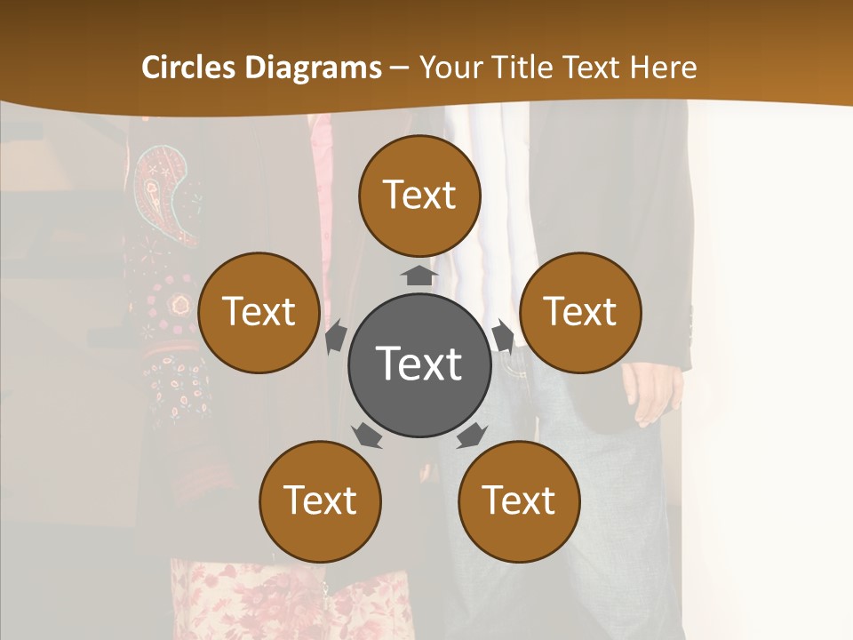 Corporate Businesspeople Casual PowerPoint Template