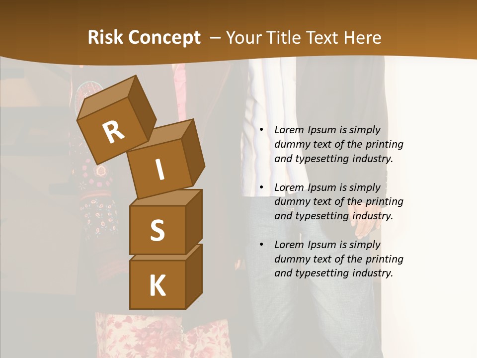 Corporate Businesspeople Casual PowerPoint Template