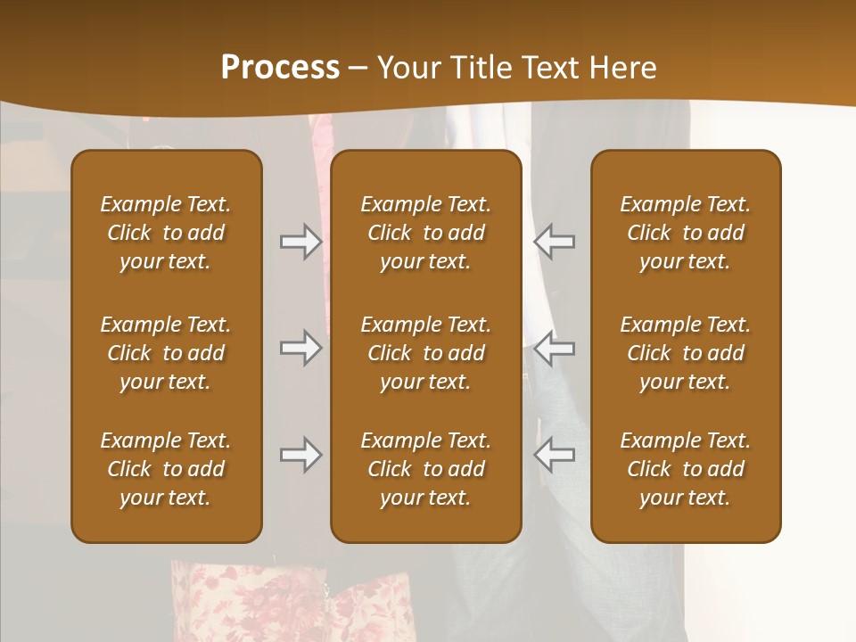 Corporate Businesspeople Casual PowerPoint Template