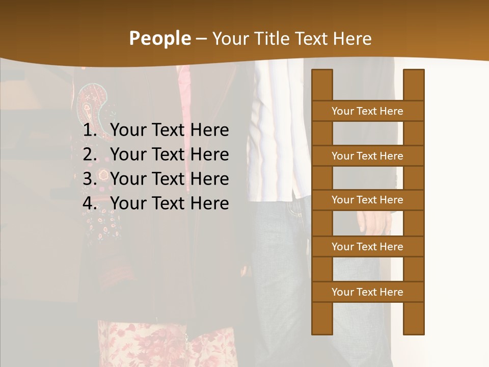 Corporate Businesspeople Casual PowerPoint Template