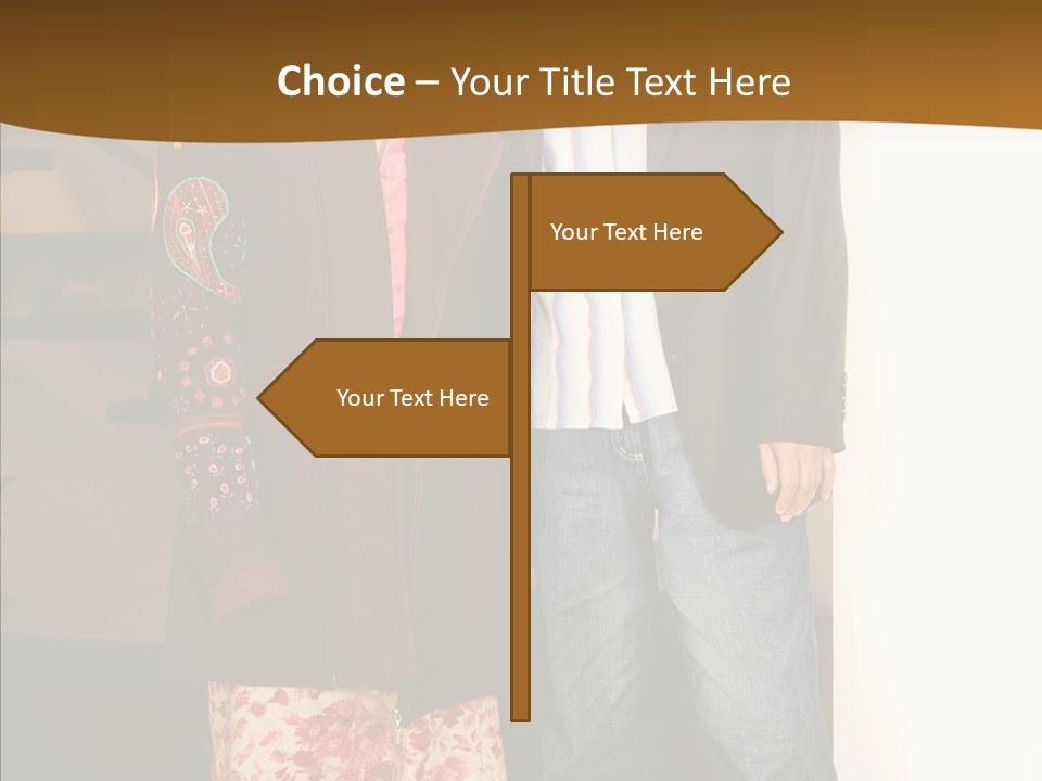 Corporate Businesspeople Casual PowerPoint Template