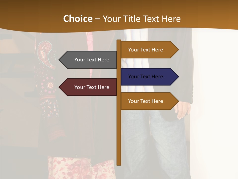 Corporate Businesspeople Casual PowerPoint Template