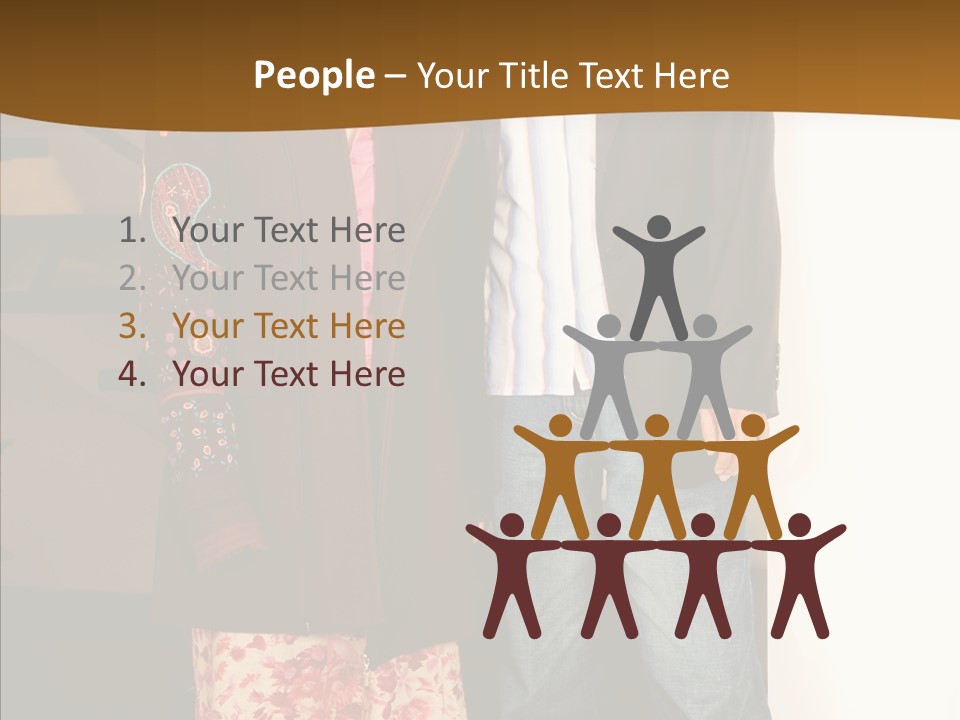 Corporate Businesspeople Casual PowerPoint Template