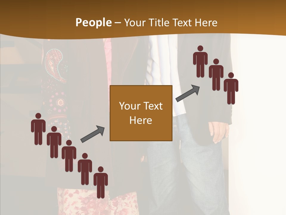 Corporate Businesspeople Casual PowerPoint Template