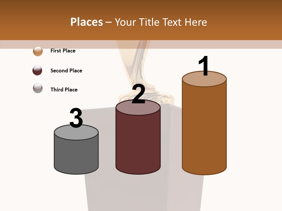 Star Insignia Trophy PowerPoint Template