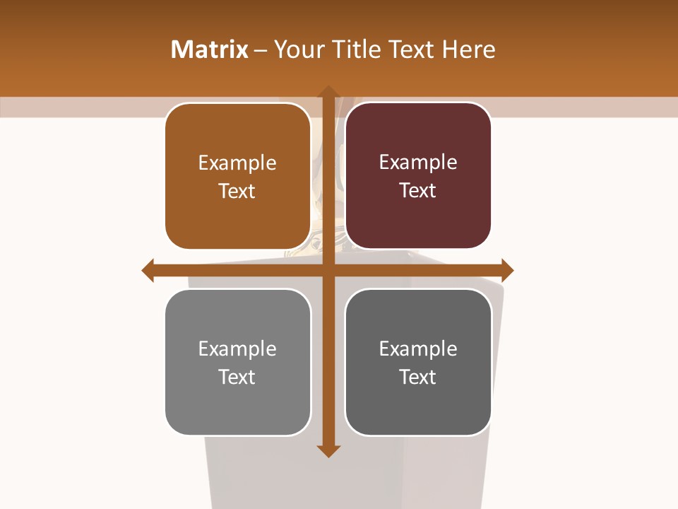 Star Insignia Trophy PowerPoint Template