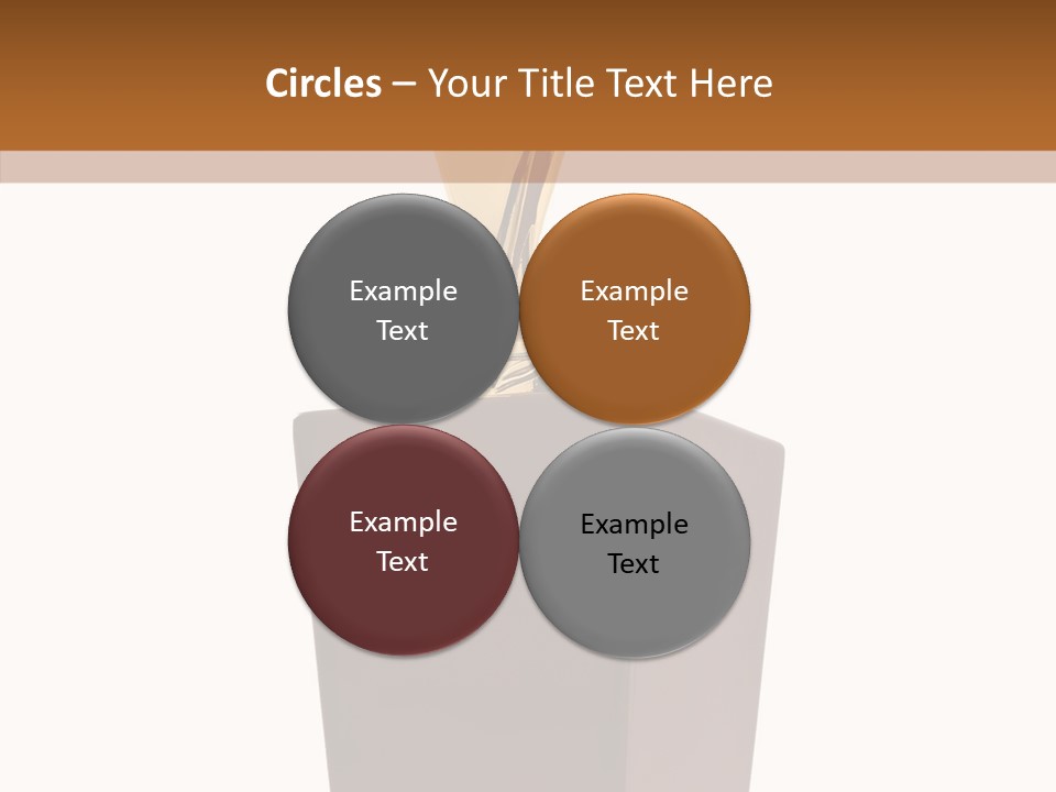 Star Insignia Trophy PowerPoint Template