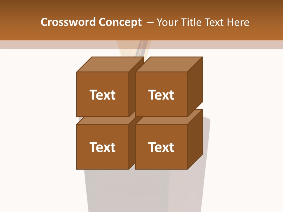 Star Insignia Trophy PowerPoint Template