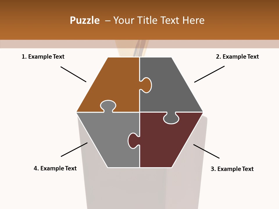 Star Insignia Trophy PowerPoint Template