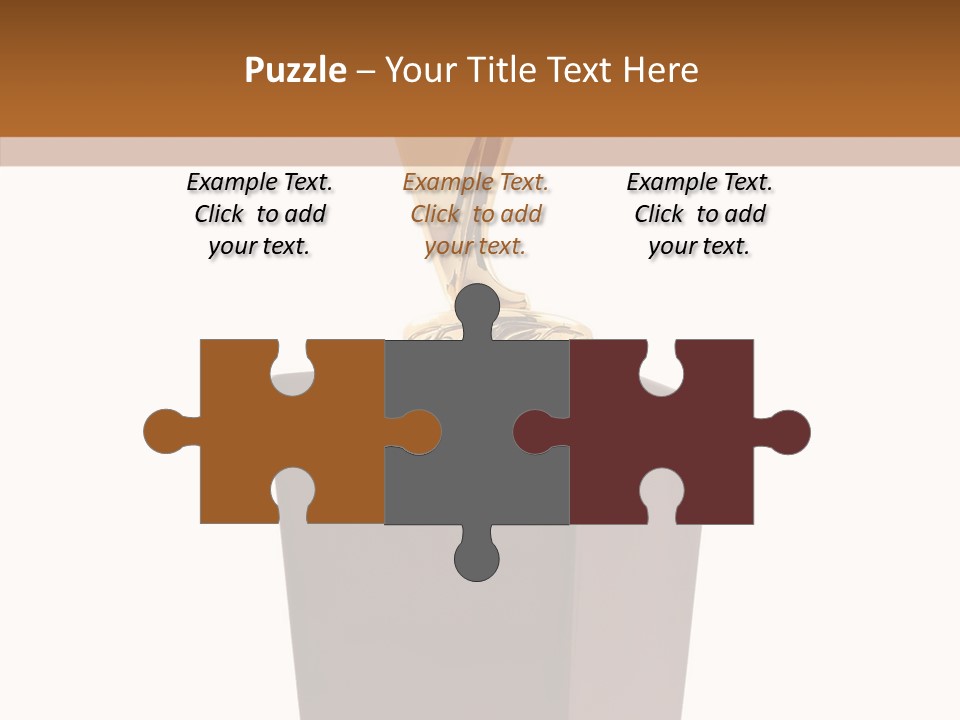 Star Insignia Trophy PowerPoint Template