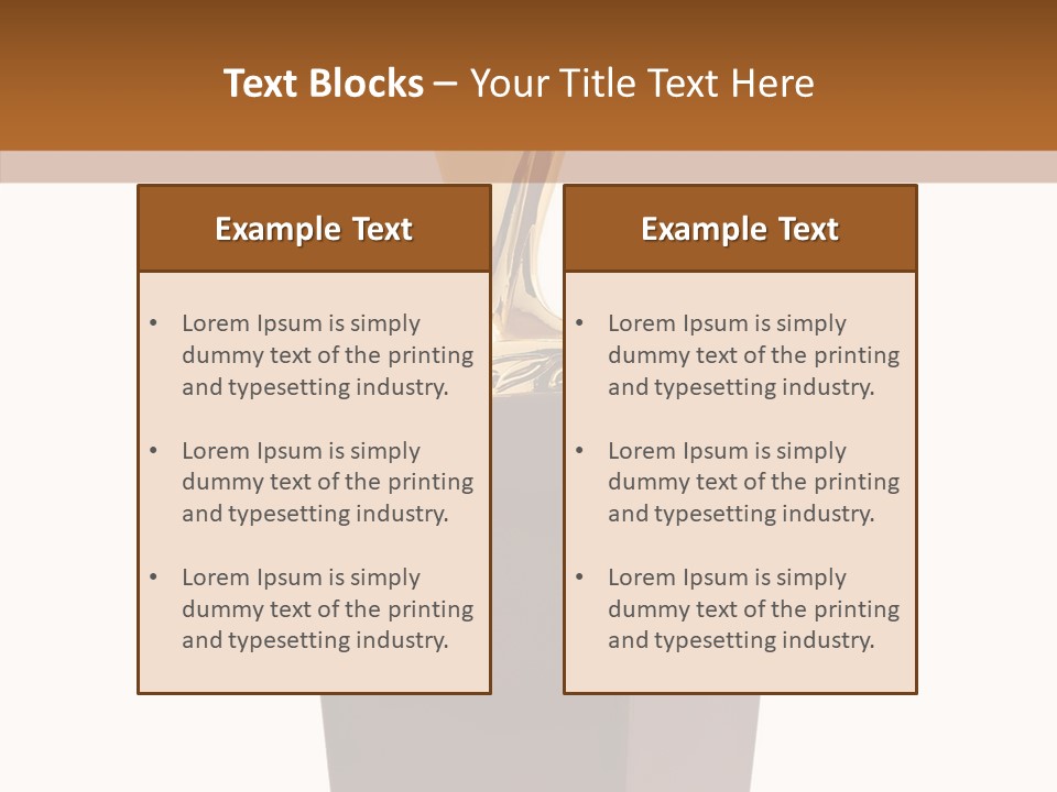 Star Insignia Trophy PowerPoint Template