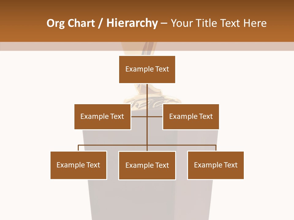 Star Insignia Trophy PowerPoint Template