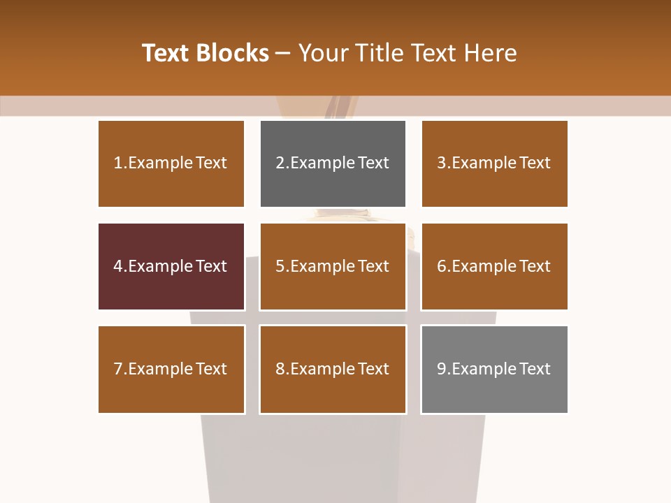 Star Insignia Trophy PowerPoint Template