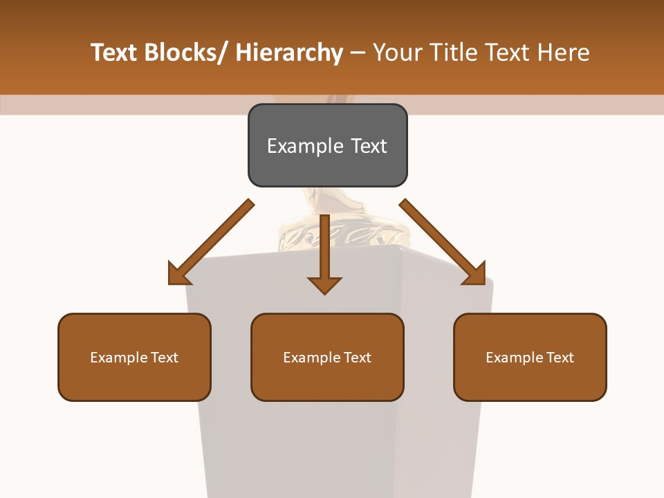 Star Insignia Trophy PowerPoint Template