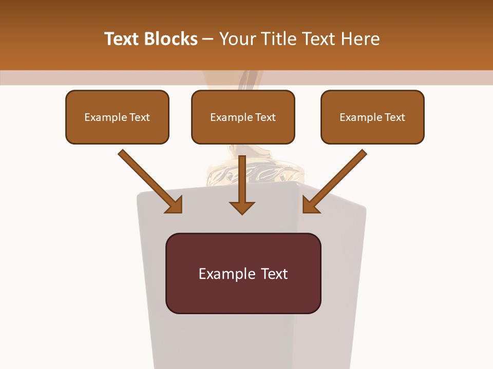 Star Insignia Trophy PowerPoint Template