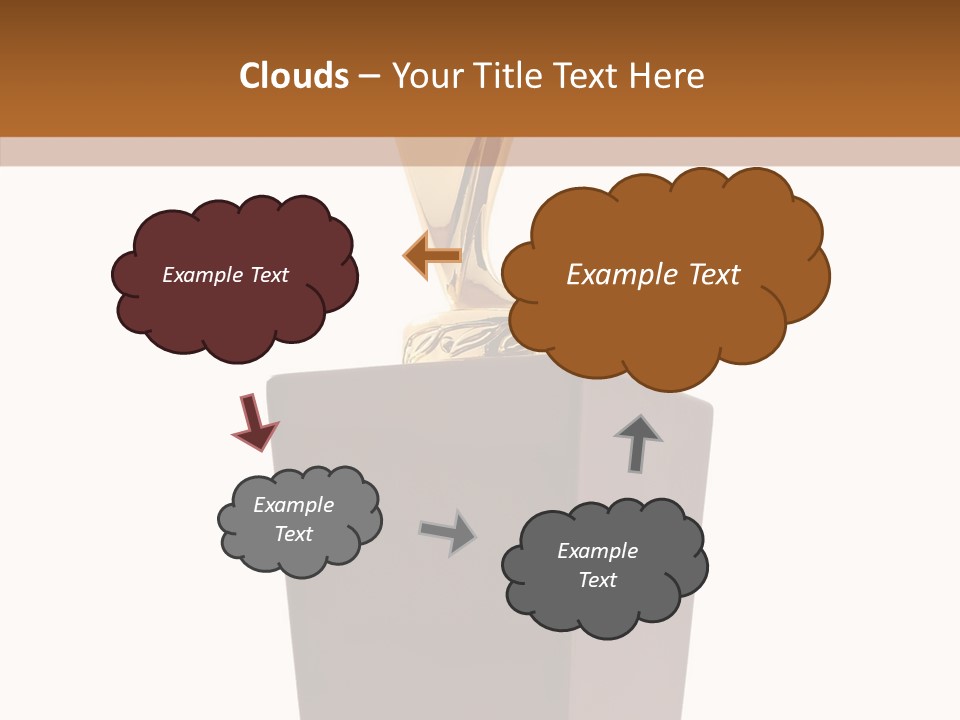Star Insignia Trophy PowerPoint Template
