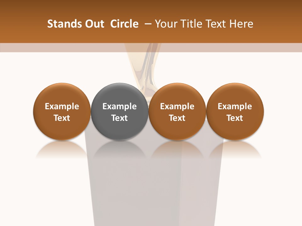 Star Insignia Trophy PowerPoint Template