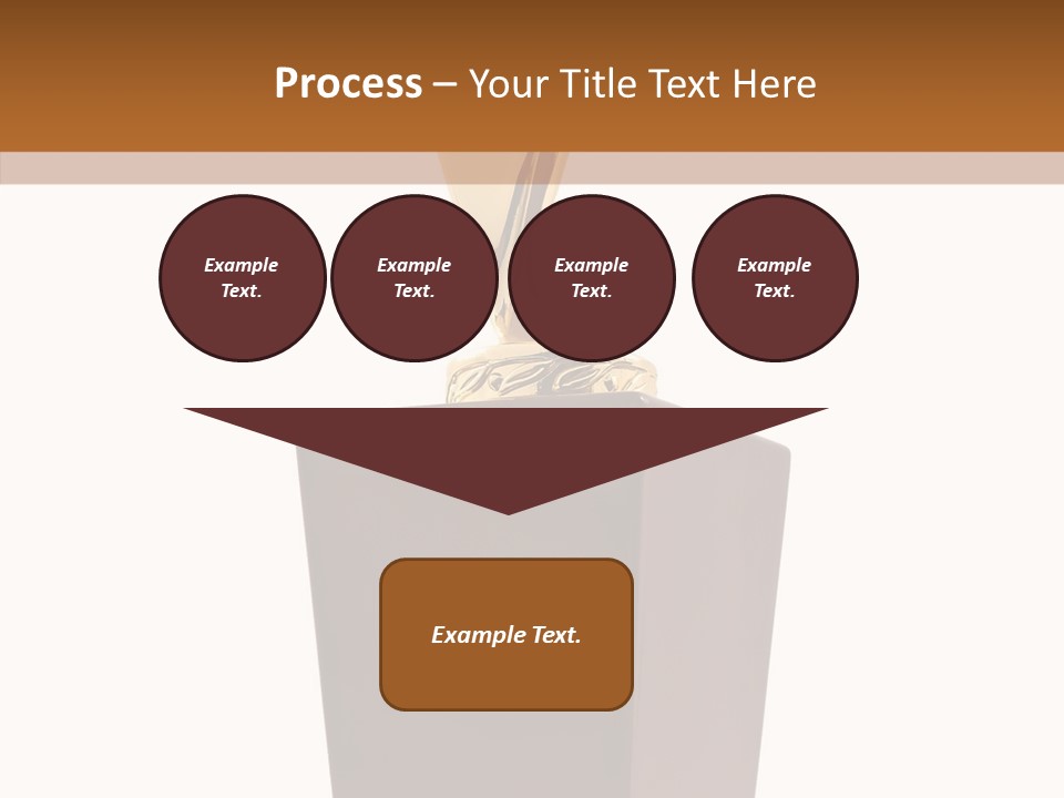 Star Insignia Trophy PowerPoint Template