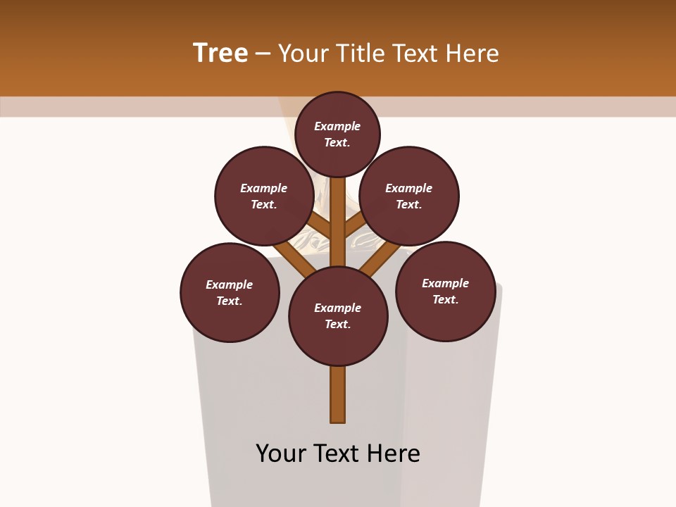 Star Insignia Trophy PowerPoint Template