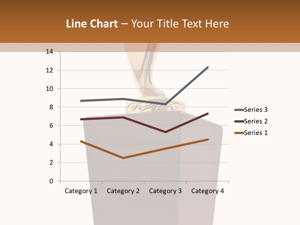 Star Insignia Trophy PowerPoint Template