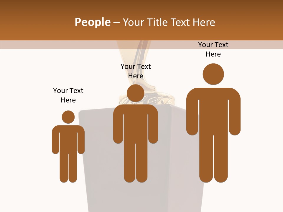 Star Insignia Trophy PowerPoint Template